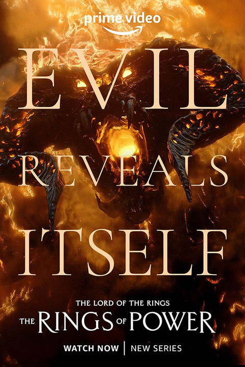 Poster Rings Of Power - Anéis de Poder - Lord Of The Rings - O Senhor dos Anéis - Séries