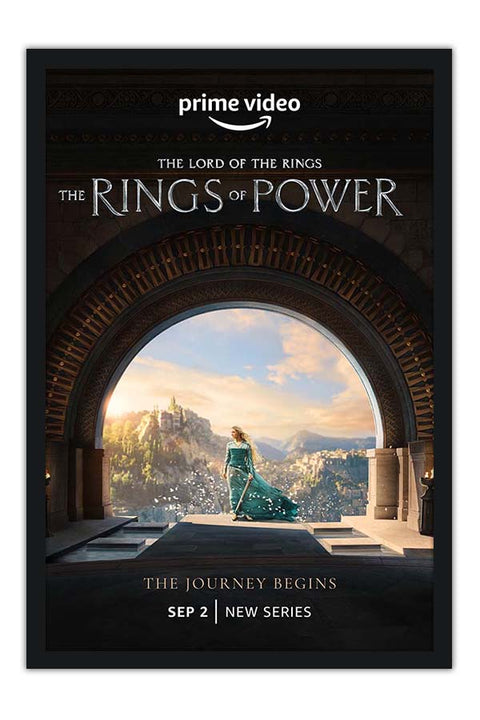 Poster Rings Of Power - Anéis de Poder - Lord Of The Rings - O Senhor dos Anéis - Séries