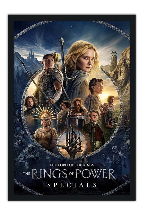 Poster Rings Of Power - Anéis de Poder - Lord Of The Rings - O Senhor dos Anéis - Séries