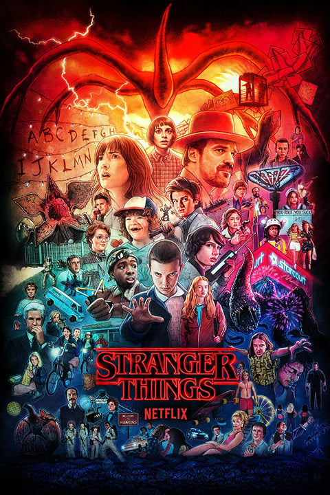 Poster Stranger Things - Conceitual - Séries