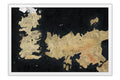 Poster  Mapa de Westeros e Essos - Game of Thrones - House Of The Dragon