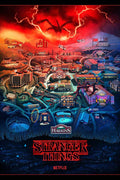 Poster Stranger Things - Hawkins - Séries