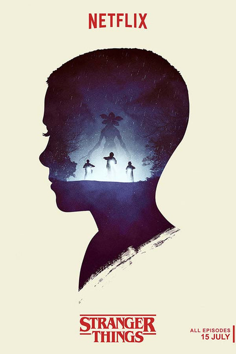 Poster Stranger Things - Conceitual - Séries