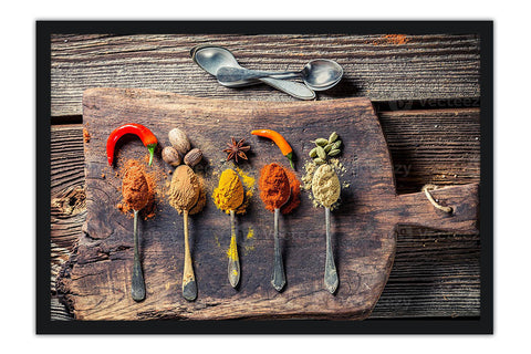 Poster Temperos - Cozinha - Chef - Comida - Culinária