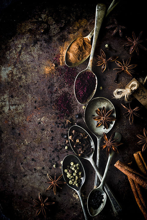 Poster Temperos - Cozinha - Chef - Comida - Culinária
