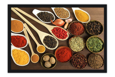 Poster Temperos - Cozinha - Chef - Comida - Culinária