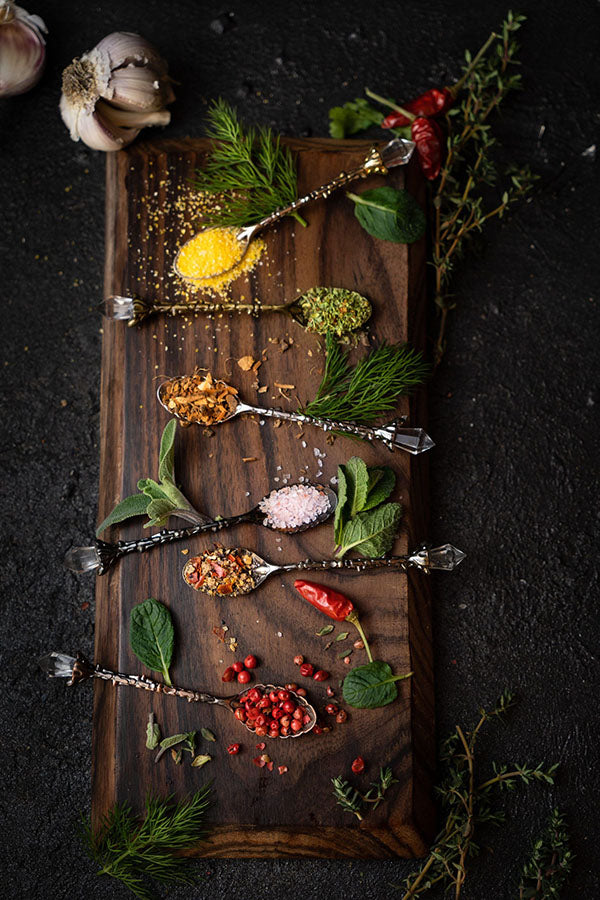 Poster Temperos - Cozinha - Chef - Comida - Culinária