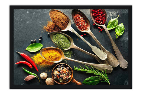 Poster Temperos - Cozinha - Chef - Comida - Culinária