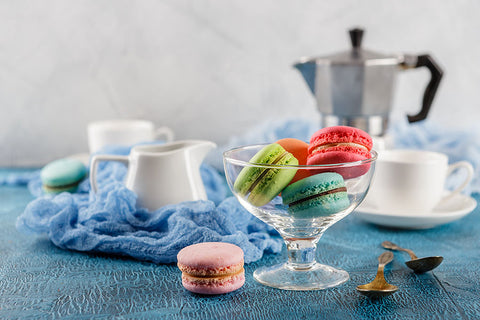 Poster Macaron - Doces - Sobremesas - Cozinha - Chef - Comida - Culinária
