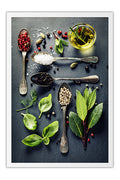 Poster Temperos - Cozinha - Chef - Comida - Culinária