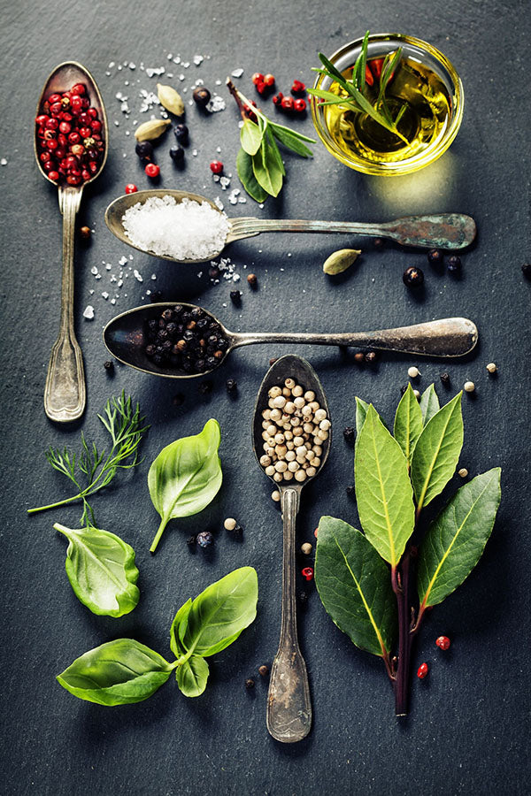 Poster Temperos - Cozinha - Chef - Comida - Culinária
