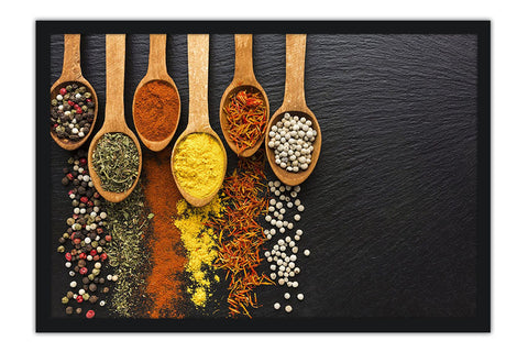 Poster Temperos - Cozinha - Chef - Comida - Culinária