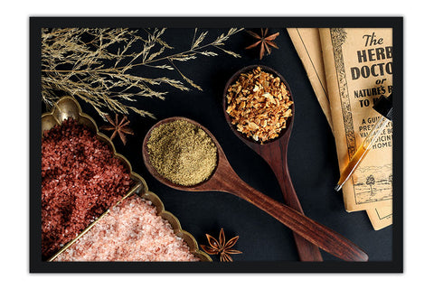 Poster Temperos - Cozinha - Chef - Comida - Culinária