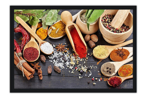 Poster Temperos - Cozinha - Chef - Comida - Culinária