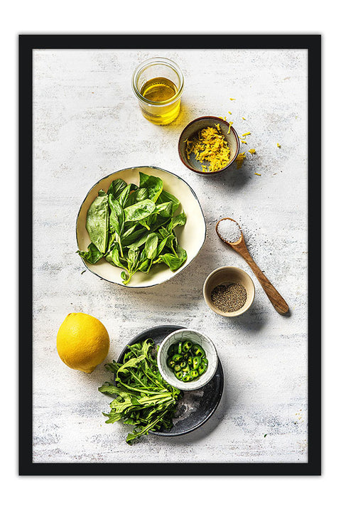 Poster Temperos - Cozinha - Chef - Comida - Culinária