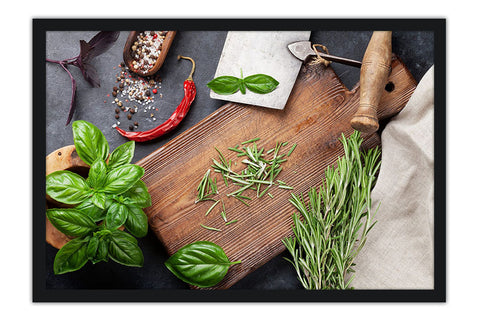 Poster Temperos - Cozinha - Chef - Comida - Culinária