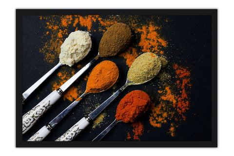 Poster Temperos - Cozinha - Chef - Comida - Culinária