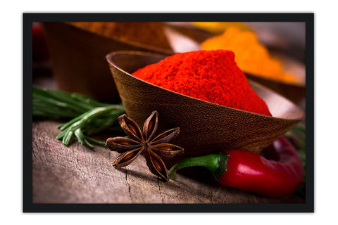 Poster Temperos - Cozinha - Chef - Comida - Culinária