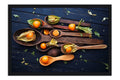 Poster Temperos - Cozinha - Chef - Comida - Culinária
