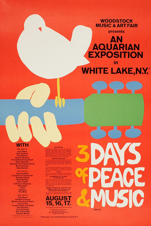 Poster Woodstock - Festival