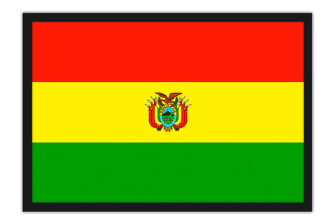 Poster Bandeira da Bolivia