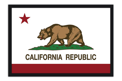 Poster Bandeira California Republica