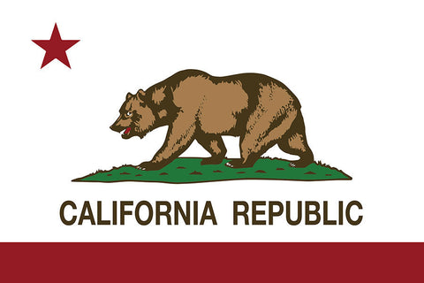 Poster Bandeira California Republica