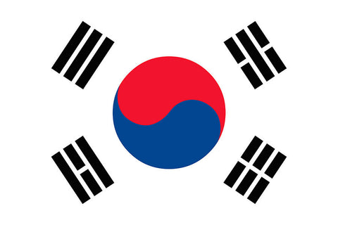 Poster Bandeira da Coreia do Sul