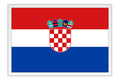Poster Bandeira da Croacia