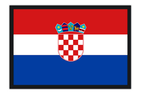 Poster Bandeira da Croacia