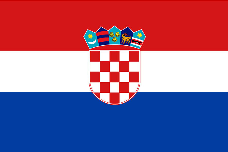 Poster Bandeira da Croacia