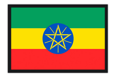 Poster Bandeira da Etiópia
