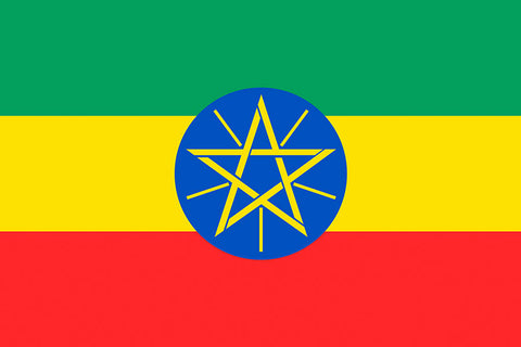 Poster Bandeira da Etiópia