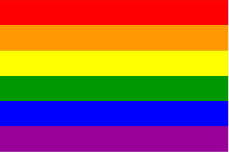 Poster Bandeira Arco Íris - Símbolo LGBT - Gay Pride - Orgulho Gay