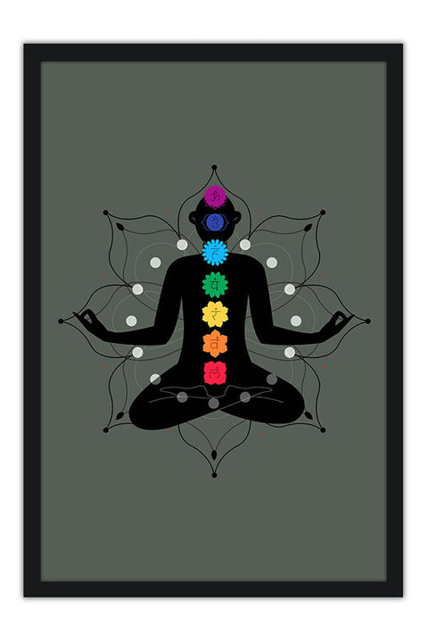 Poster Yoga - Meditação - Meditation - Chakra