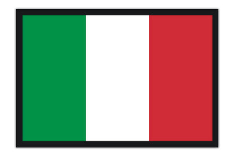 Poster Bandeira da Itália