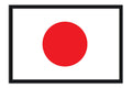Poster Bandeira da Japão