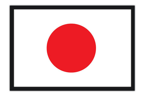 Poster Bandeira da Japão