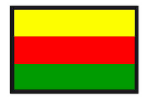 Poster Bandeira Curdistão Sírio