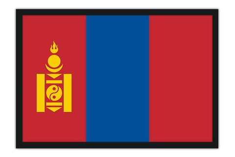 Poster Bandeira da Mongólia