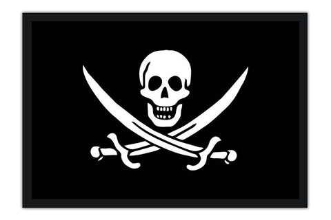 Poster Bandeira Pirata - Pérola Negra