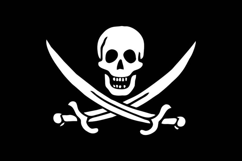 Poster Bandeira Pirata - Pérola Negra