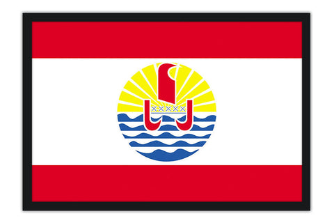 Poster Bandeira da Polinésia Francesa
