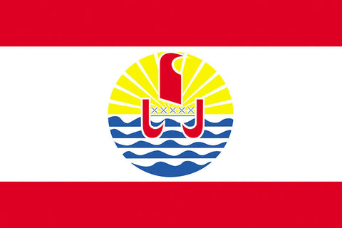 Poster Bandeira da Polinésia Francesa