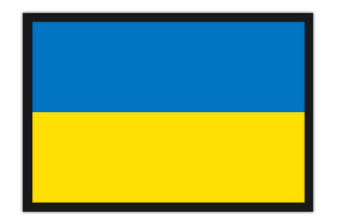 Poster Bandeira da Ucrânia