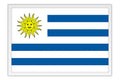 Poster Bandeira do Uruguai