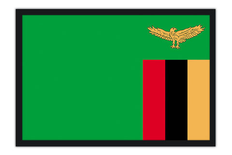 Poster Bandeira da Zâmbia