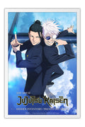 Poster Jujutsu Kaisen - Satoru Gojo e Suguru Geto - Filmes - Moldura branca