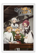 Poster Mushoku Tensei 2: Jobless Reincarnation - Animes - Moldura branca