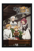 Poster Mushoku Tensei 2: Jobless Reincarnation - Animes - Moldura preta